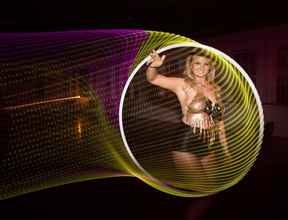 LED Hula hoopers